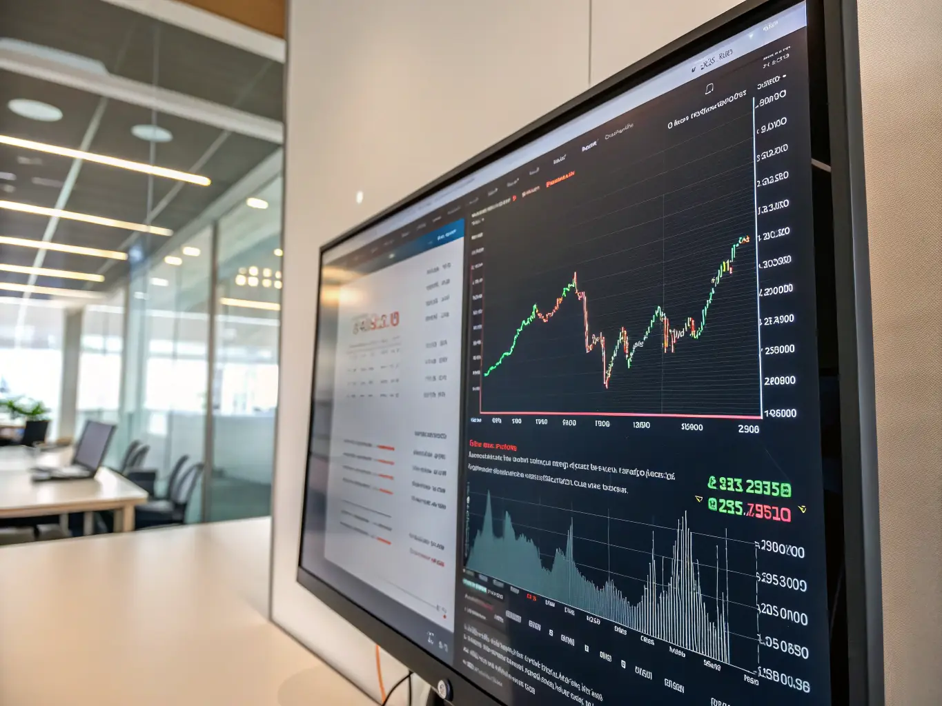 A dynamic chart displaying Bitcoin's price fluctuations over the past 24 hours, with clear labels and interactive elements.